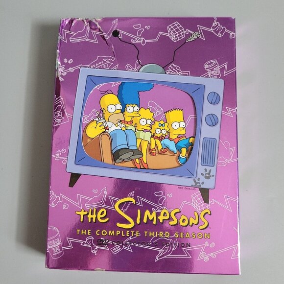 The Simpson Seasons 1 - 4 Collectors Edition DVD Lot Complete With Books. NICE!! - Picture 7 of 12